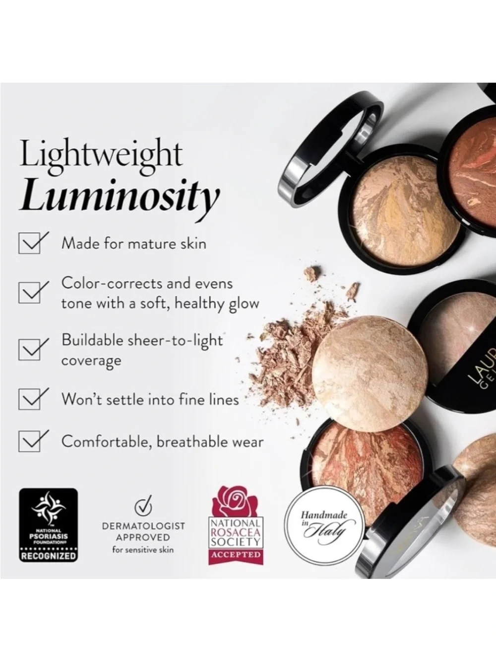 Laura Geller baked balance n brighten color correcting foundation light